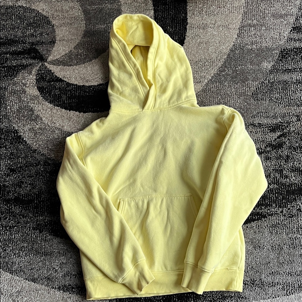 TNA Soft Yellow Hoodie Size S
